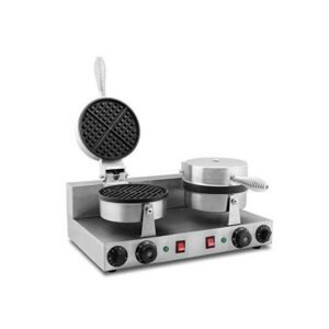 Waffle Machine, Double Waffle Maker, Cast Aluminum Plate, Stainless Steel Waffle Maker, Commercial Kitchen Equipment
