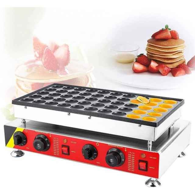 Pancake Maker, Mini Pancake Machine, Commercial Waffle Maker, Non-Stick Pancake Machine, 50 Mold Waffle Machine