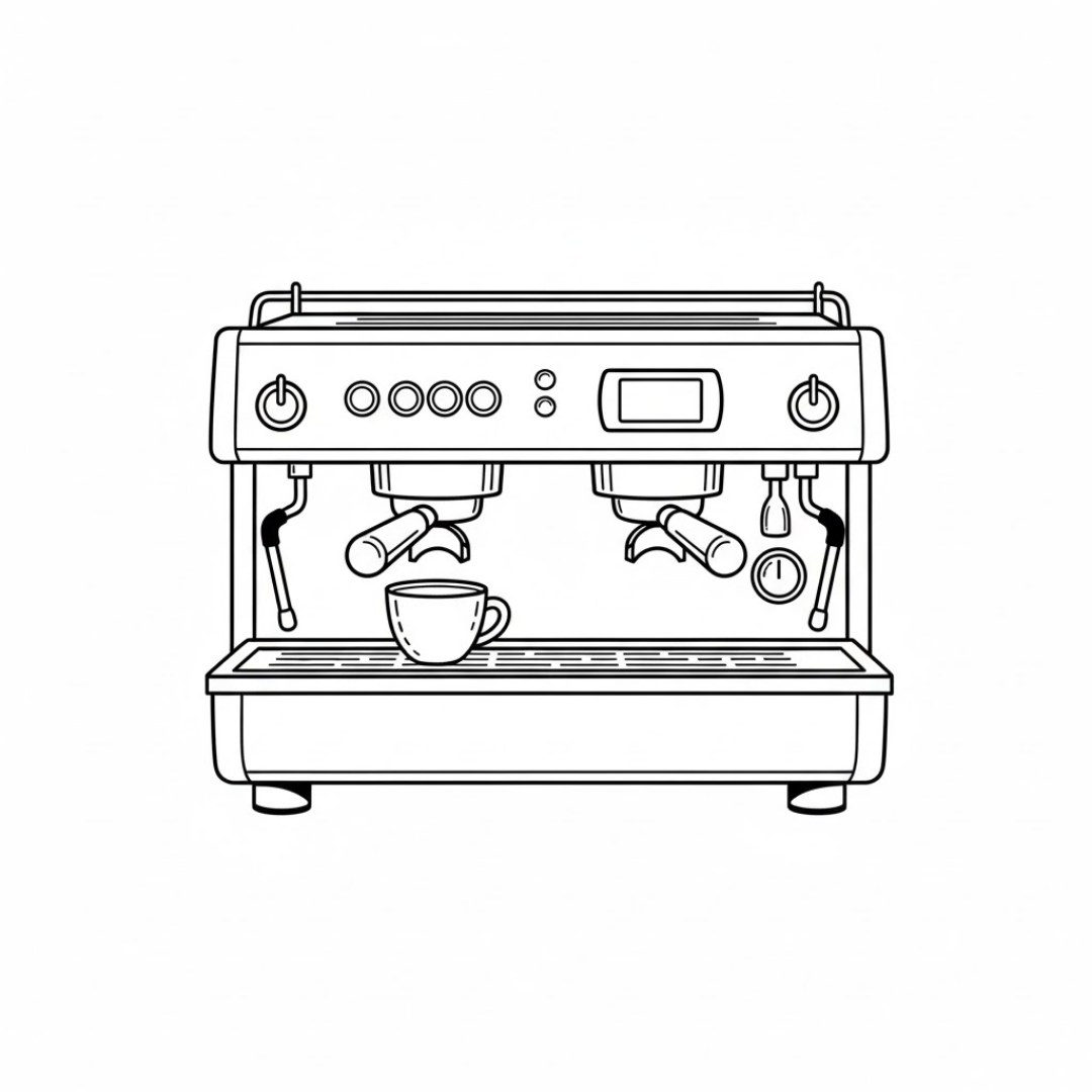 coffee machines, blenders, juicers, vendings machines, coffee printing machines